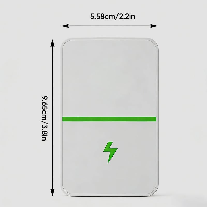 StopWatt voltage stabilizer with size 5.58 by 9.65 cm
